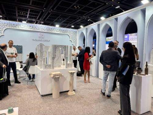 如何在中东市场讲好“中国石材”的故事？盈拓展览深度解析泉州英良石材迪拜展案例
