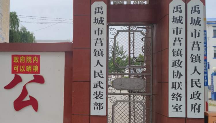 山东多个乡镇开放政府大院给农民晒粮