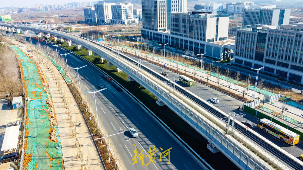 济南地铁8号线地下地上段完成衔接 经十东路将恢复双向12车道通行