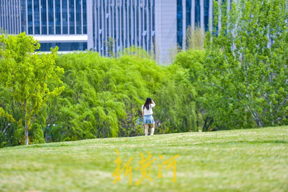 共享绿地仲春披绿 感受草原风情