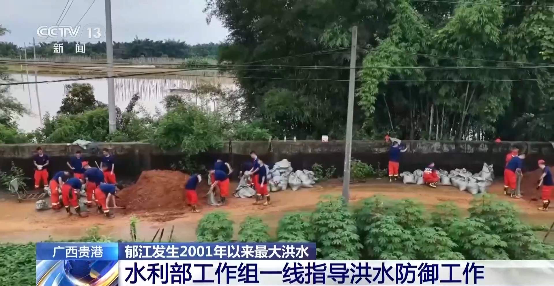 郁江发生2001年以来最大洪水 水利部工作组一线指导防御工作