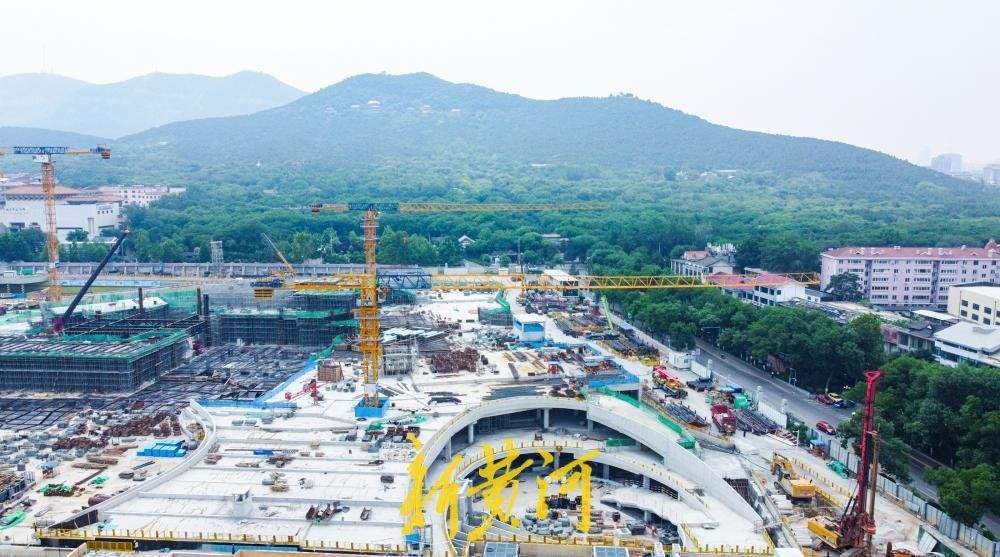 千佛山站TOD“长出”地面，济南首个地下轨道交通综合体雏形已现