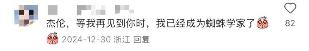 稻香、龙拳、星晴……新种蜘蛛“歌单式”命名,“你的歌迷已经是科学家了!”