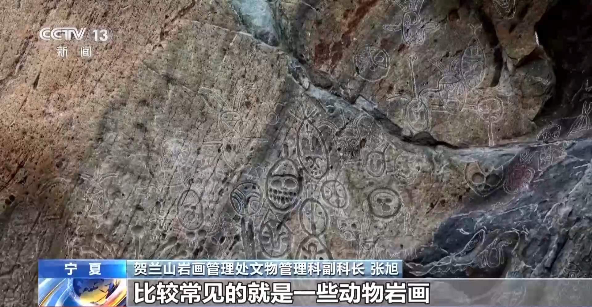 贺兰山新发现罕见“四马拉车”岩画是谁画的？