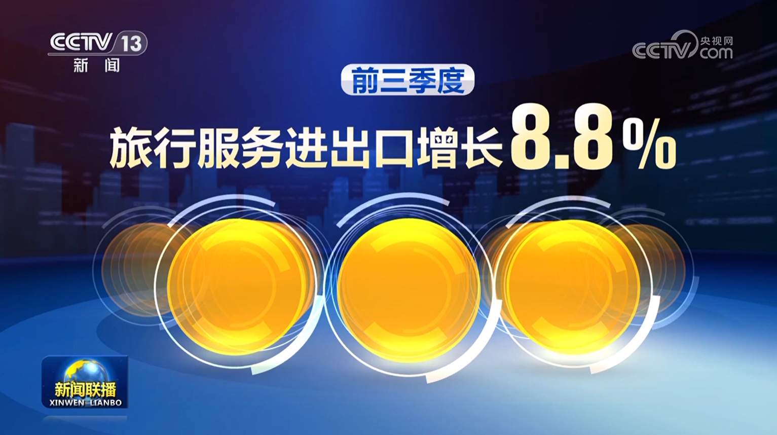 前三季度我国服务贸易同比增长7.6%