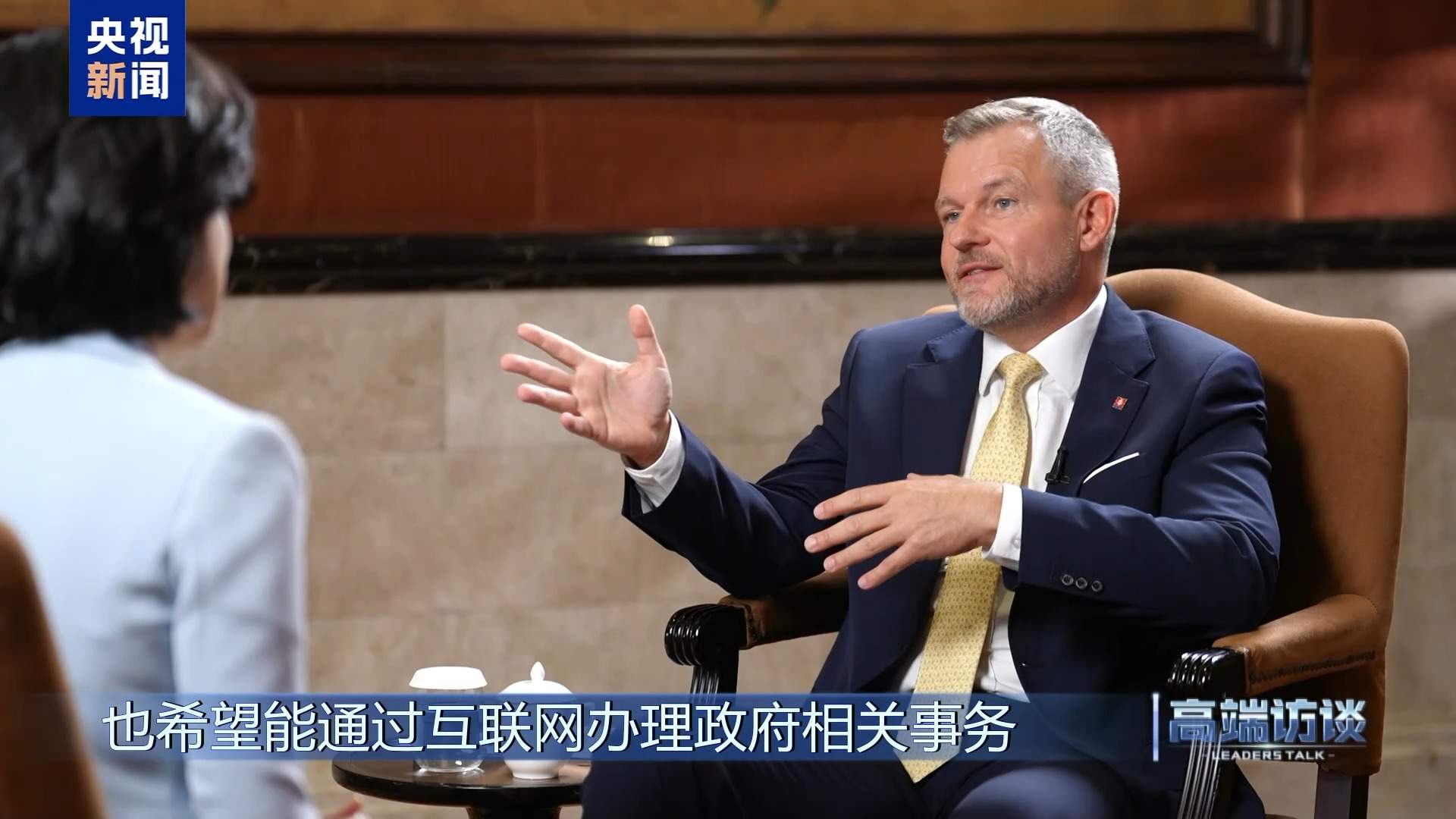 高端访谈丨专访斯洛伐克总统彼得·佩列格里尼