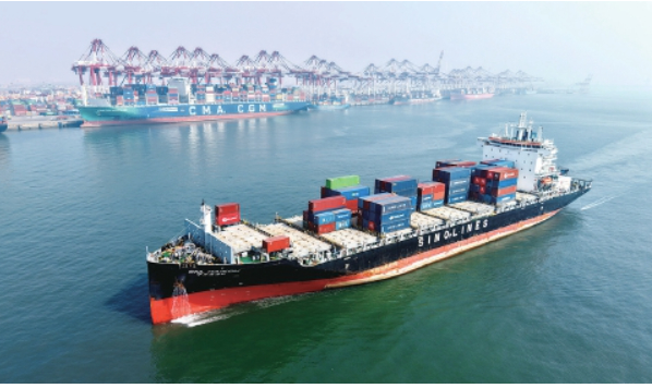 山东港口青岛港一季度新增7条集装箱航线