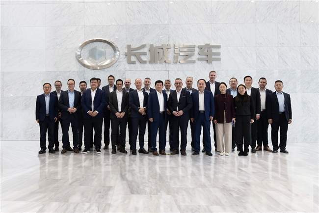 宝马集团董事普斯特博士率团到访长城汽车