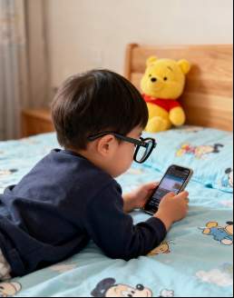 4岁孩子不戴眼镜近视1000度,封康医生为他做后巩膜手术