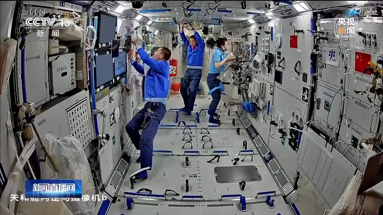 视频丨神二十三乘组在轨动态更新 多项工作持续推进